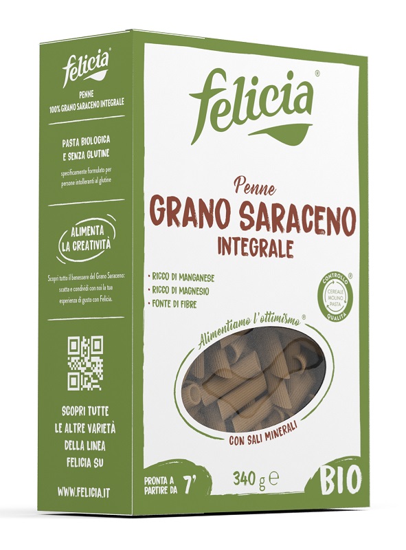 FELICIA BIO SARACENO PENNE 340 G - farmagiri