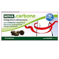 NOVA CARBONE VEGETALE 40 COMPRESSE - farmagiri
