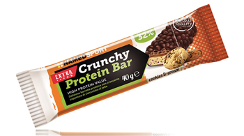CRUNCHY PROTEINBAR COOKIES & CREAM 1 PEZZO 40 G - farmagiri