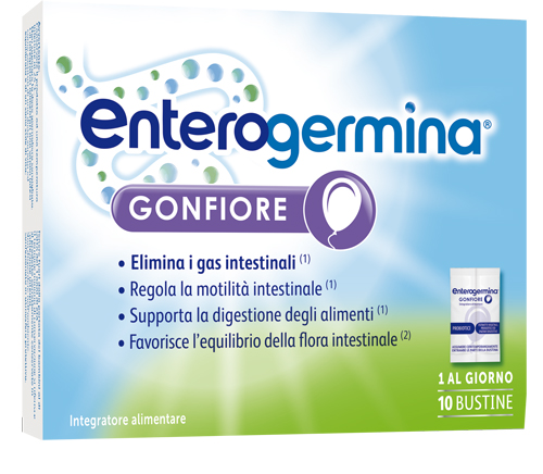 ENTEROGERMINA GONFIORE 10 BUSTINE BIPARTITE - farmagiri