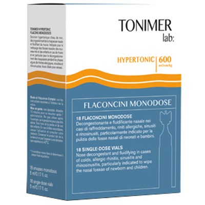 TONIMER LAB HYPERTONIC 18 FLACONCINI MONODOSE - farmagiri
