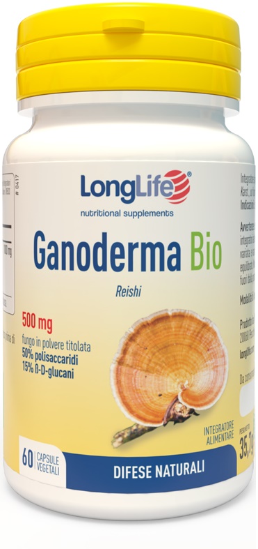 LONGLIFE GANODERMA BIO 60 CAPSULE - farmagiri