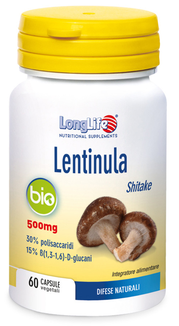 LONGLIFE LENTINULA BIO 60 CAPSULE VEGETALI DA 595 MG - farmagiri
