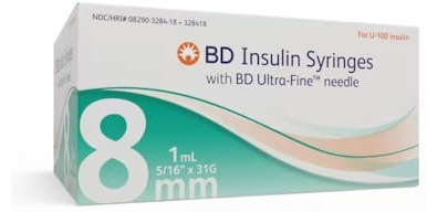 AGO PER PENNA DA INSULINA THINWALL BD GAUGE 31 LUNGHEZZA 8 M100 PEZZI - farmagiri