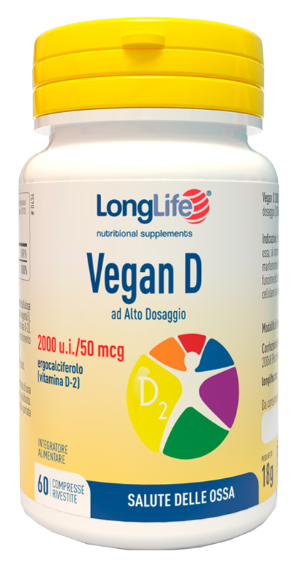LONGLIFE VEGAN D 60 COMPRESSE - farmagiri
