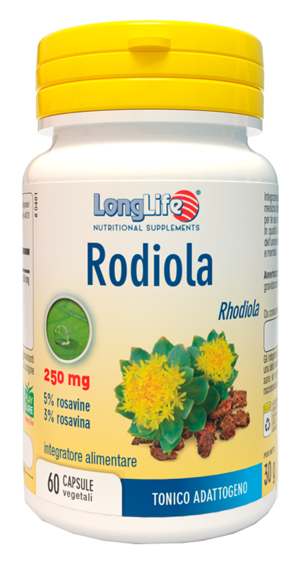 LONGLIFE RODIOLA 60 CAPSULE VEGETALI - farmagiri