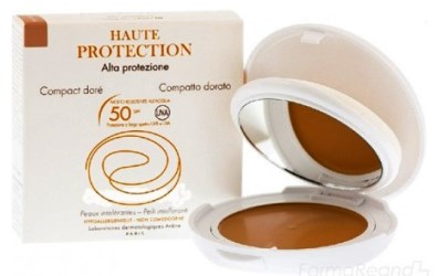 EAU THERMALE AVENE COMPATTO SPF50 DORATO 10 G - farmagiri