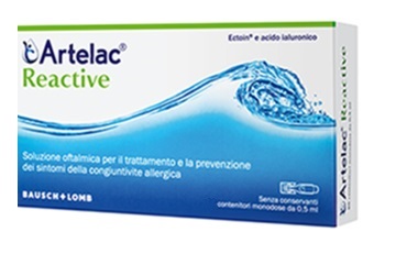 ARTELAC REACTIVE SOLUZIONE OFTALMICA MONODOSE 20 UNITA' DA 0,5 ML - farmagiri