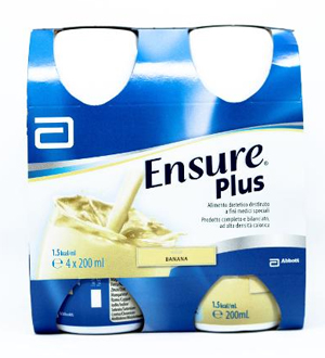 ENSURE PLUS BANANA 4 BOTTIGLIE DA 200 ML - farmagiri