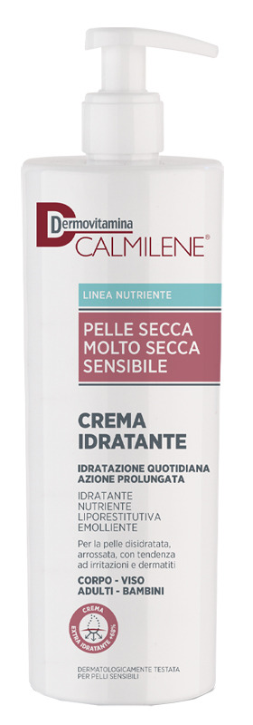 DERMOVITAMINA CALMILENE CREMA IDRATANTE PER PELLE SECCA, MOLTO SECCA O SENSIBILE 500 ML - farmagiri