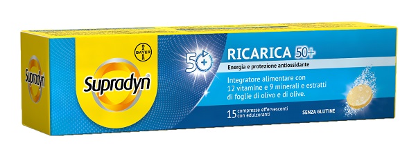 SUPRADYN RICARICA 50+ 15 COMPRESSE EFFERVESCENTI - farmagiri