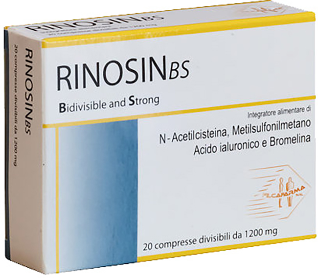 RINOSINBS 20 COMPRESSE DA 1.2 G - farmagiri