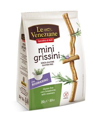 LE VENEZIANE MINI GRISSINI ROSMARINO 250 G - farmagiri