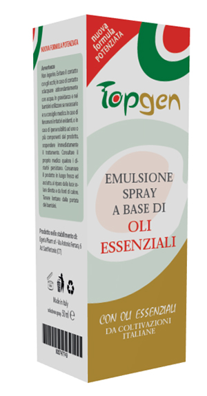TOPGEN EMULSIONE SPRAY A BASE DI OLI ESSENZIALI 50 ML - farmagiri