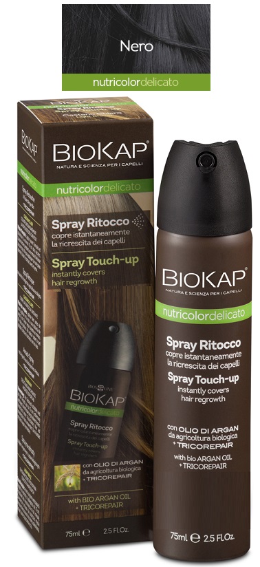 BIOS LINE BIOKAP NUTRICDEL SPRAY RITOCCO NERO 75 ML - farmagiri