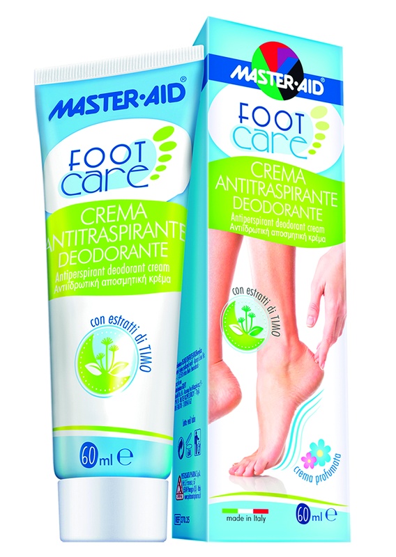 MASTER-AID FOOTCARE CREMA ANTITRASPIRANTE DEODORANTE 60 ML L3 - farmagiri