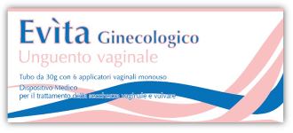 EVITA GINECOLOG UNGUENTO VAGINALE TUBO DA 30 G + 6 APPLICATORI VAGINALI MONOUSO - farmagiri
