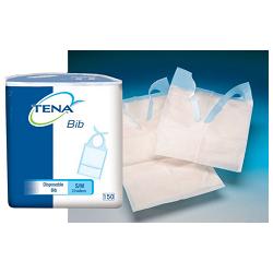 BAVAGLI MONOUSO TENA BIB MISURA SMALL/MEDIA 150 PEZZI - farmagiri