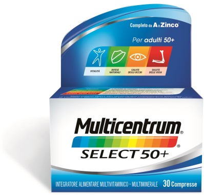 MULTICENTRUM SELECT 50+ 30 COMPRESSE - farmagiri