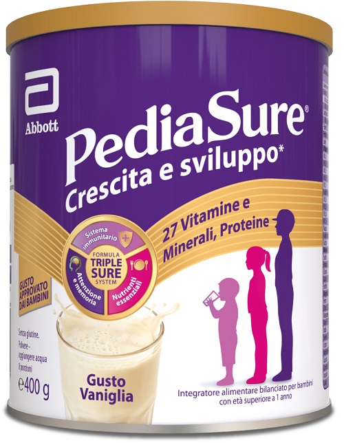 PEDIASURE CRESCITA&SVILUPPO VANIGLIA 400 G - farmagiri