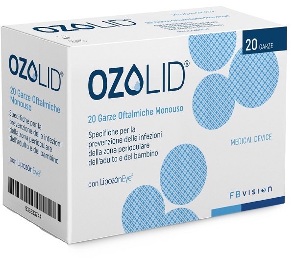 GARZA OZOLID OFTALMICA TNT CON OLIO OZONIZZATO IN FOSFOLIPIDI LIPOZONEYE 20 PEZZI - farmagiri