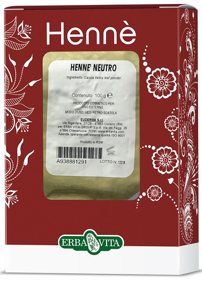 HENNE COLORANTE CAPELLI NEUTRO 100 G - farmagiri