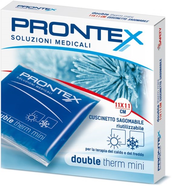 PRONTEX CUSCINETTO IN GEL RIUTILIZZABILE DOUBLE THERM 11X11CM - farmagiri