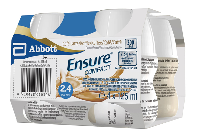ENSURE COMPACT CAFFE 4 BOTTIGLIE DA 125 ML - farmagiri