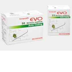 STRISCE MISURAZIONE GLICEMIA LINEA D EVO 25 PEZZI - farmagiri