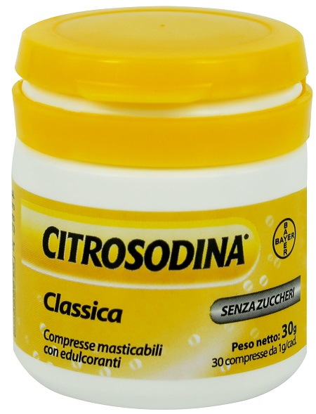 CITROSODINA CLASSICA 30 COMPRESSE MASTICABILI - farmagiri