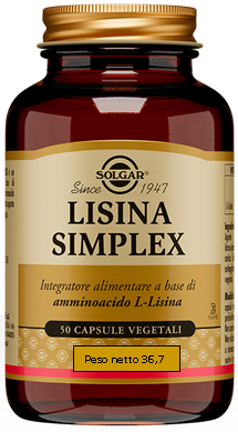 LISINA SIMPLEX 50 CAPSULE VEGETALI - farmagiri