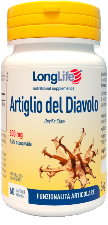 LONGLIFE ARTIGLIO DEL DIAVOLO 2% 60 CAPSULE - farmagiri