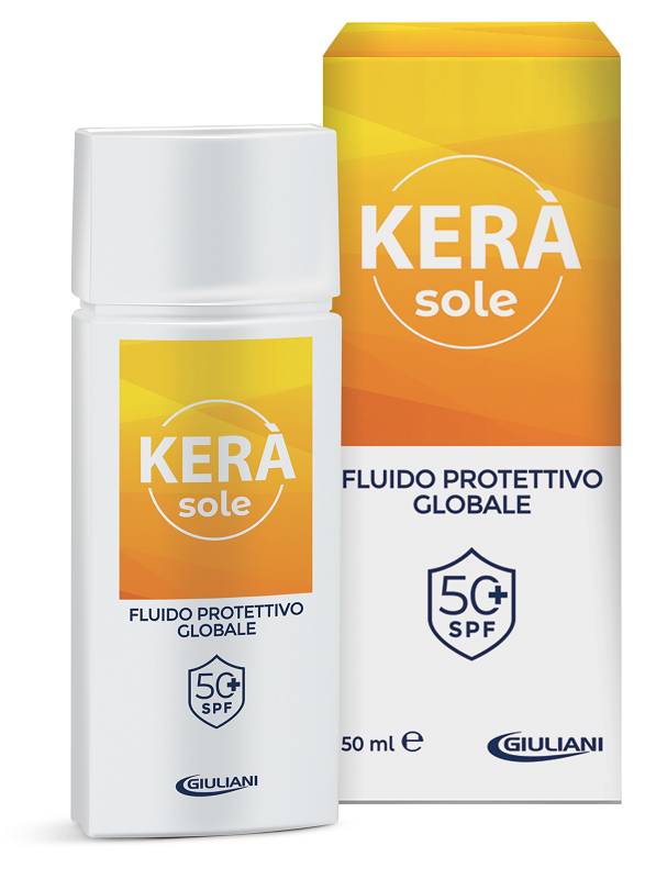 KERA' SOLE FLUIDO PROTETTIVO GLOBALE SPF 50+ 50 ML - farmagiri