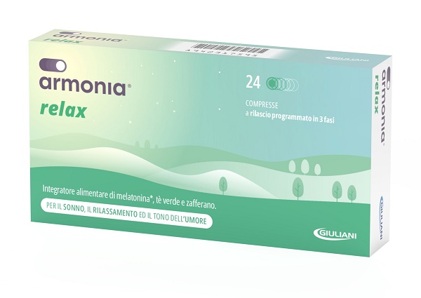 ARMONIA RELAX 1 MG A BASE DI MELATONINA 24 COMPRESSE - farmagiri