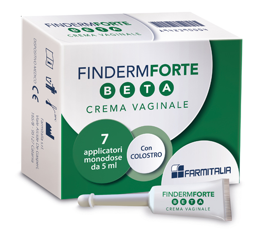 FINDERM FORTE BETA CREMA VAGINALE 7 APPLICATORI MONOUSO 5 G - farmagiri