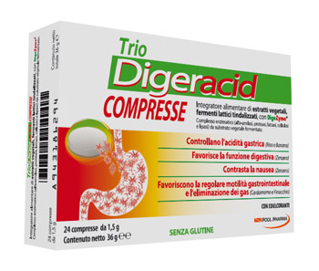 TRIO DIGERACID 24 COMPRESSE - farmagiri