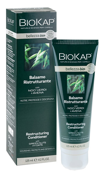 BIOKAP BELLEZZA BIO BALSAMO RISTRUTTURANTE COSMOS ECOCERT 125 ML BIOSLINE - farmagiri