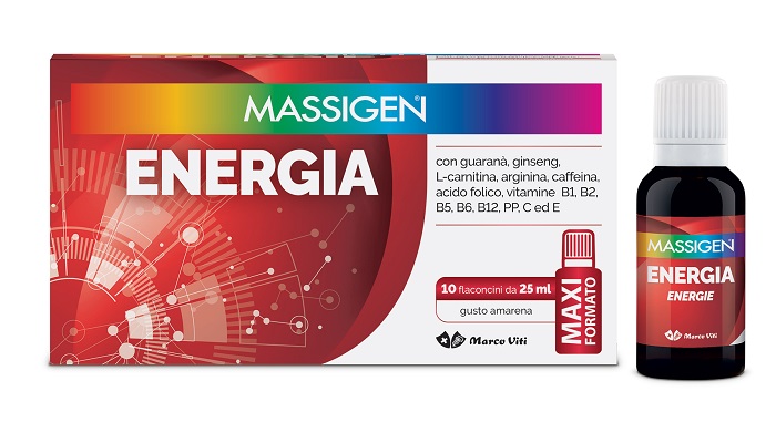 MASSIGEN ENERGIA 10 FLACONI DA 25 ML - farmagiri