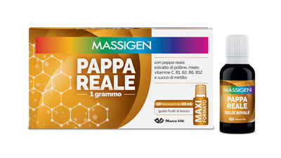 MASSIGEN PAPPA REALE 10 FLACONI DA 25 ML - farmagiri