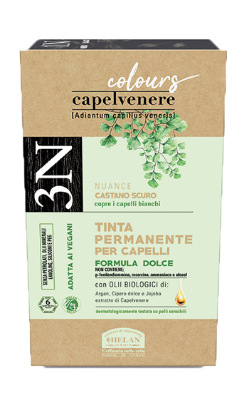 CAPELVENERE COLOURS TINTA CAPELLI 3N CASTANO SCURO - farmagiri