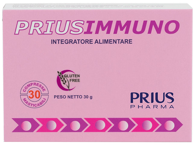 PRIUSIMMUNO 30 COMPRESSE MASTICABILI - farmagiri