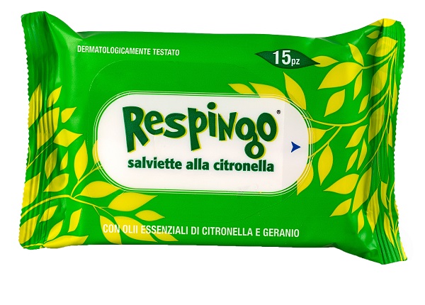 RESPINGO SALVIETTE CITRONELLA 15 PEZZI - farmagiri