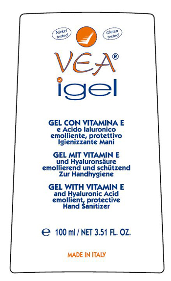 VEA IGEL GEL MANI IGIENIZZANTE VITAMINA E ACIDO IALURONICO 100 ML - farmagiri