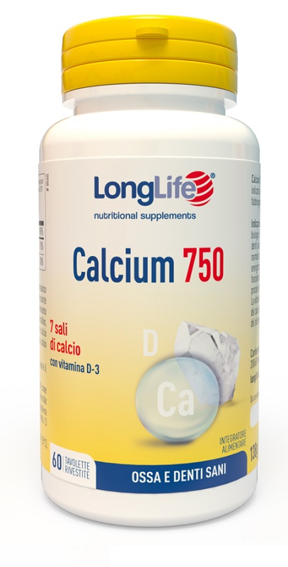 LONGLIFE CALCIUM 750 MG 60 TAVOLETTE - farmagiri