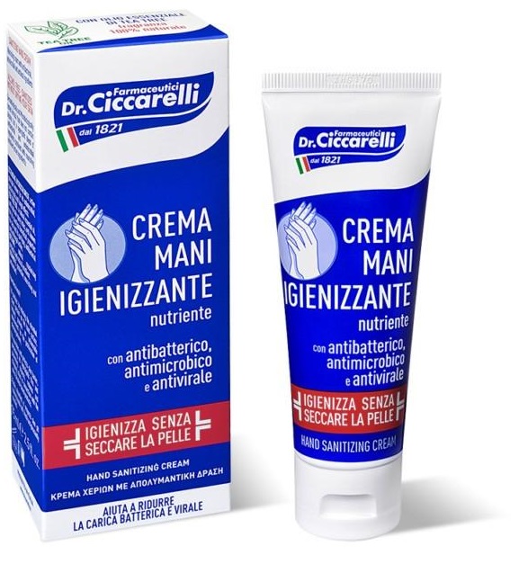 CICCARELLI CREMA MANI IGIENIZZANTE 75 ML - farmagiri