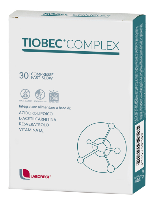 TIOBEC COMPLEX 30 COMPRESSE FAST SLOW - farmagiri