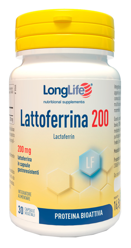 LONGLIFE LATTOFERRINA200 30 CAPSULE VEGETALI DA 550 MG - farmagiri