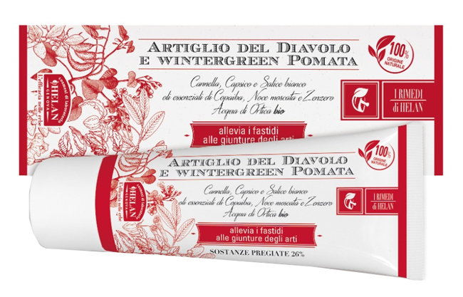 I RIMEDI DI HELAN ARTIGLIO DIAVOLO WINTERGREEN POMATA 75 ML - farmagiri