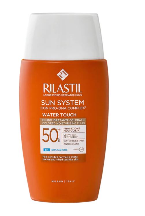 RILASTIL SUN SYSTEM WATER TOUCH COLOR FLUIDO SPF50+ 50 ML - farmagiri