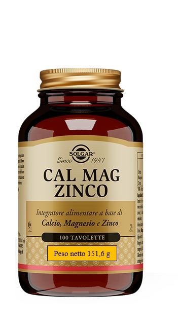 CAL MAG ZINCO 100 TAVOLETTE - farmagiri